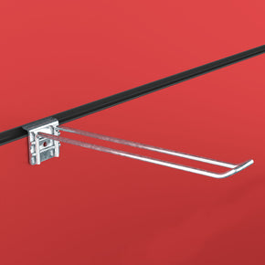 Slatwall Euro Hook Retail Shop Display Fitting Loop Prong 8" 20 cm image 0