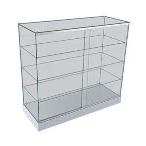 Glass Display Cabinet for Mobile and Retail Shop - White (120 cm) image 0