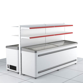 Gondola Over Freezer Shelving Unit (2 Shelves) (Copy) image 0