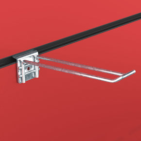 Slatwall Euro Hook Retail Shop Display Fitting Loop Prong 6" 15 cm image 0
