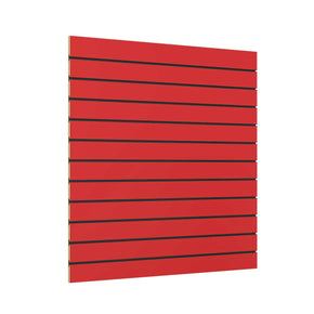 Red Half Size Slatwall Panel image 0