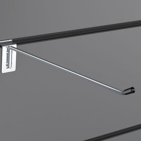 Slatwall Hooks Accessory Single Prong Shop Display 10" 25 cm image 0