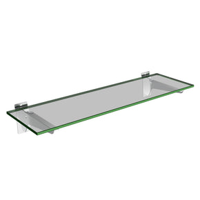 Slatwall Glass Shelf with Brackets (600x200) (Kopya) image 0